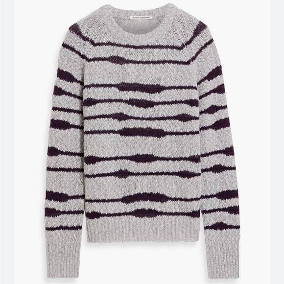Autumn Cashmere Striped Sweater, XS - Picture 1 of 8